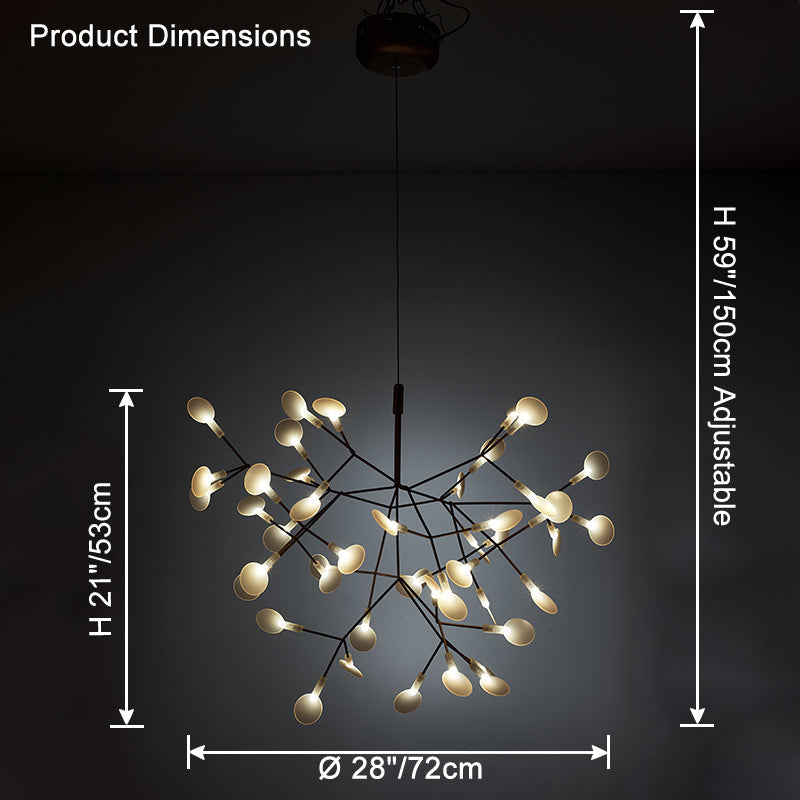 Firefly Branch LED Chandelier Pendant Light - LM1077 - Lumora