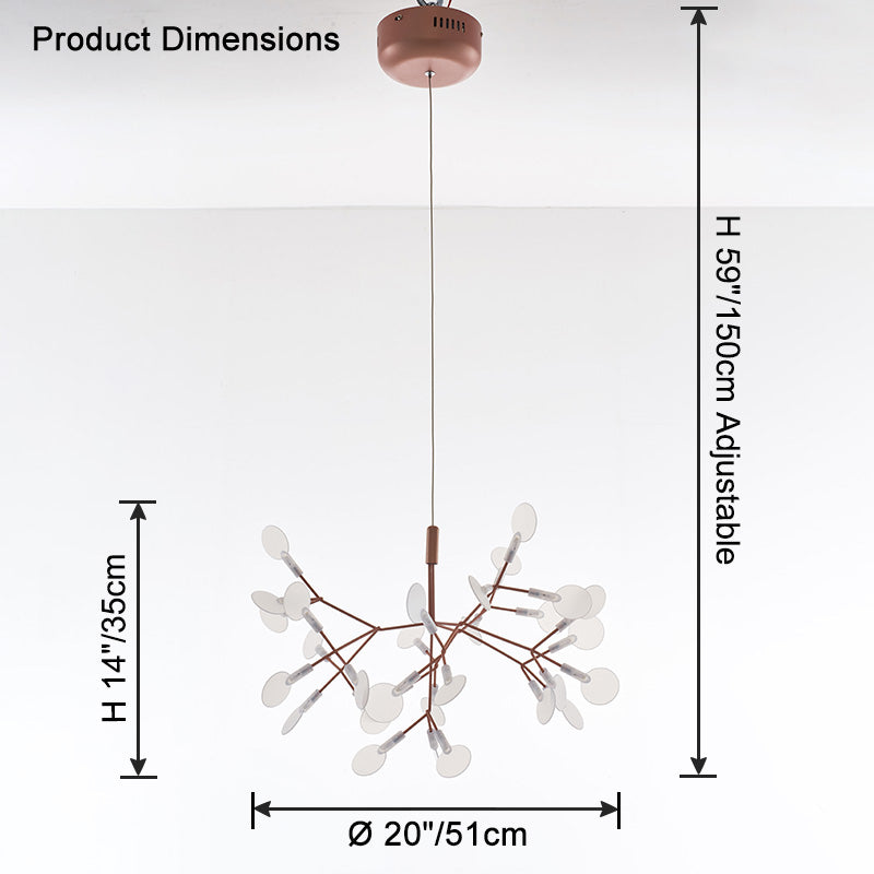 Firefly Branch LED Chandelier Pendant Light - LM1077 - Lumora