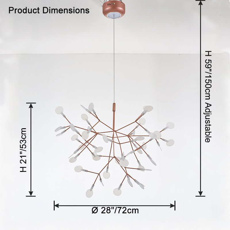 Firefly Branch LED Chandelier Pendant Light - LM1077 - Lumora