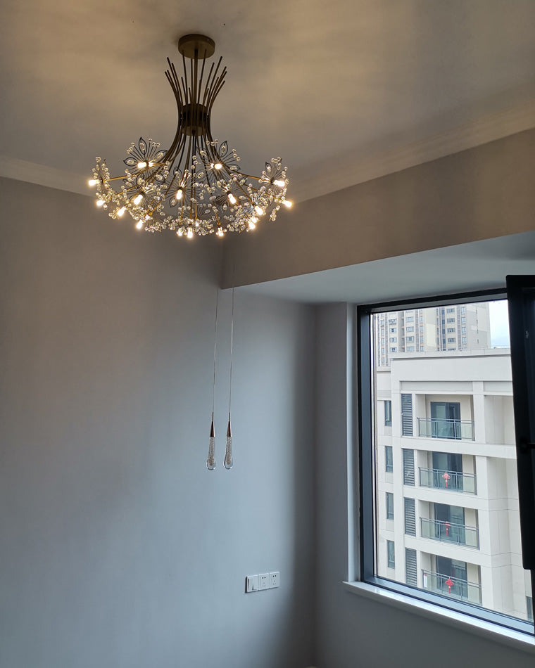 Modern Dandelion Crystal Chandelier – LM1064 - Lumora