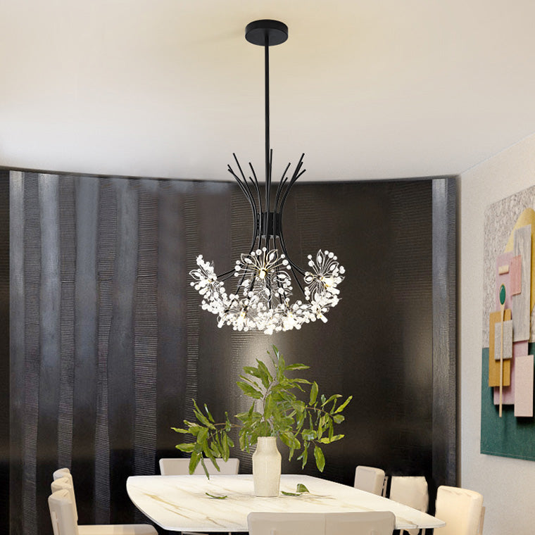 Modern Dandelion Crystal Chandelier – LM1064 - Lumora