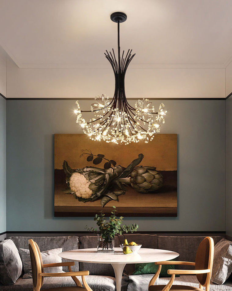 Modern Dandelion Crystal Chandelier – LM1064 - Lumora