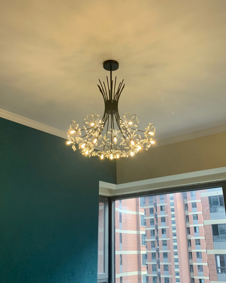 Modern Dandelion Crystal Chandelier – LM1064 - Lumora