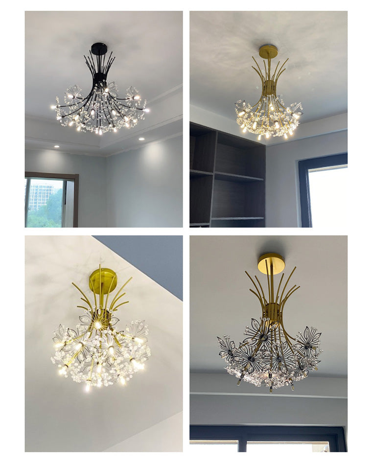 Modern Dandelion Crystal Chandelier – LM1064 - Lumora