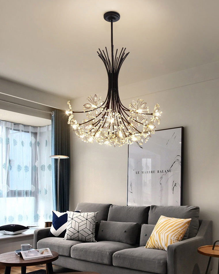 Modern Dandelion Crystal Chandelier – LM1064 - Lumora