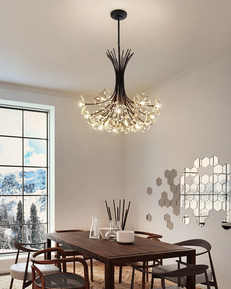 Modern Dandelion Crystal Chandelier – LM1064 - Lumora