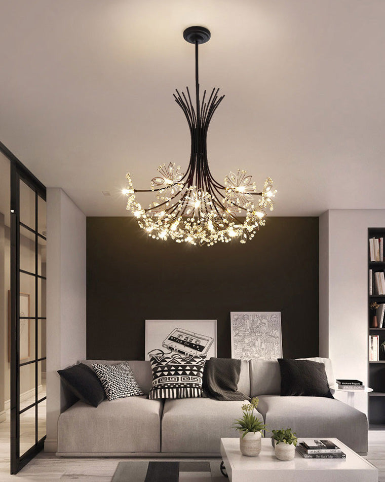 Modern Dandelion Crystal Chandelier – LM1064 - Lumora