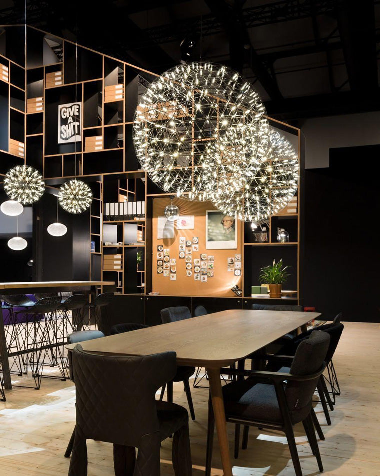 Luxury Chrome LED Sphere Chandelier - LM1073 - Lumora