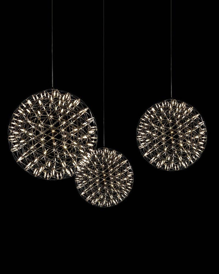 Luxury Chrome LED Sphere Chandelier - LM1073 - Lumora