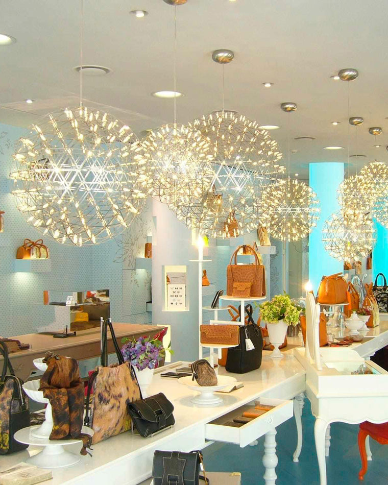Luxury Chrome LED Sphere Chandelier - LM1073 - Lumora