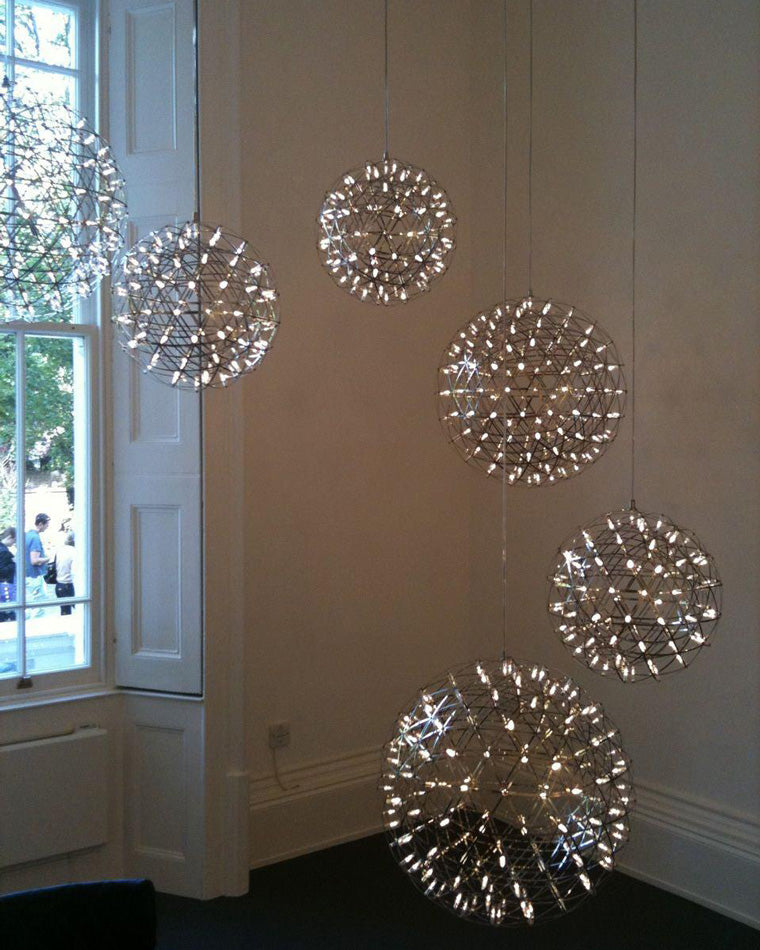 Luxury Chrome LED Sphere Chandelier - LM1073 - Lumora