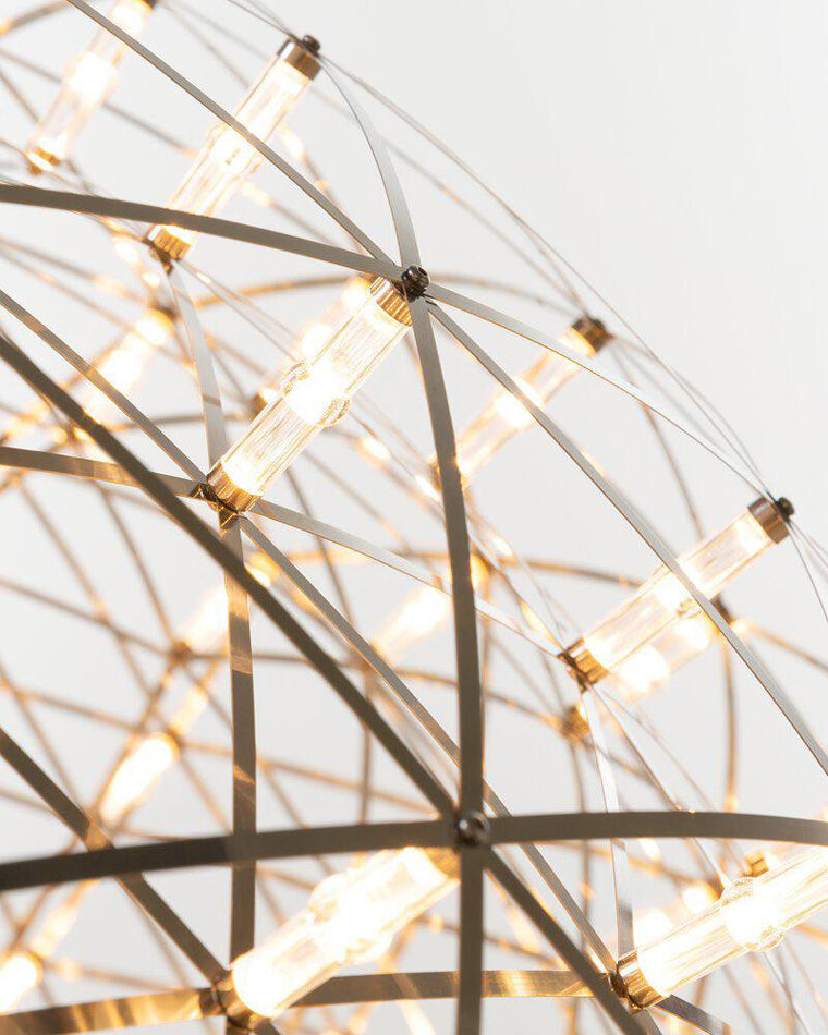 Luxury Chrome LED Sphere Chandelier - LM1073 - Lumora