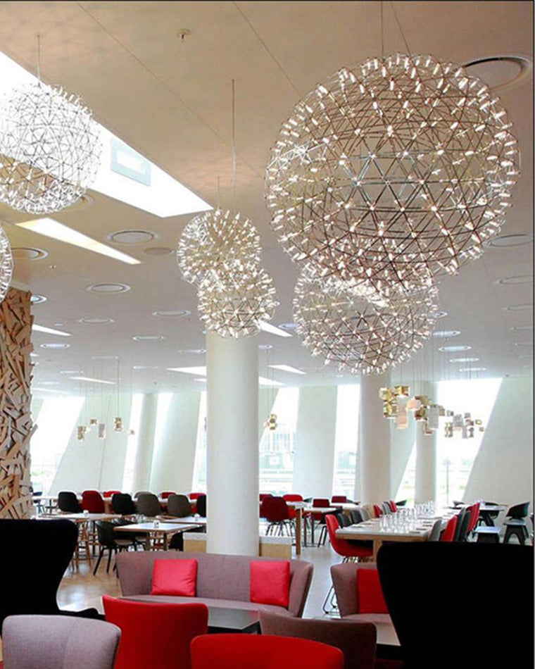 Luxury Chrome LED Sphere Chandelier - LM1073 - Lumora