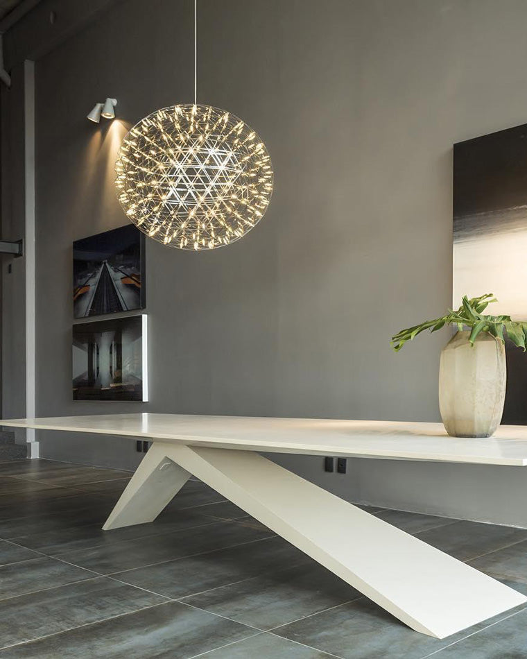 Luxury Chrome LED Sphere Chandelier - LM1073 - Lumora
