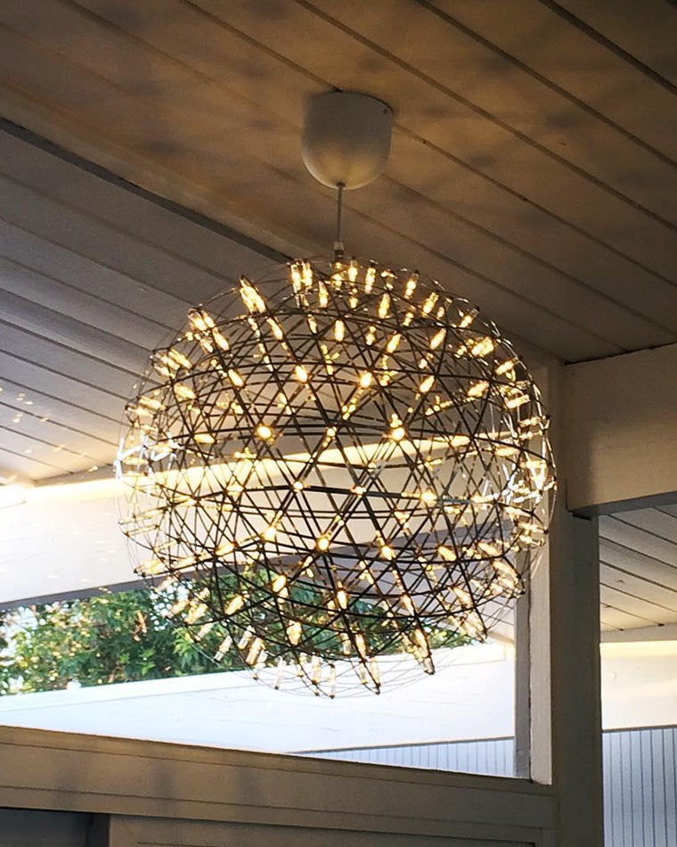 Luxury Chrome LED Sphere Chandelier - LM1073 - Lumora