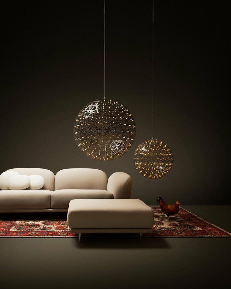 Luxury Chrome LED Sphere Chandelier - LM1073 - Lumora