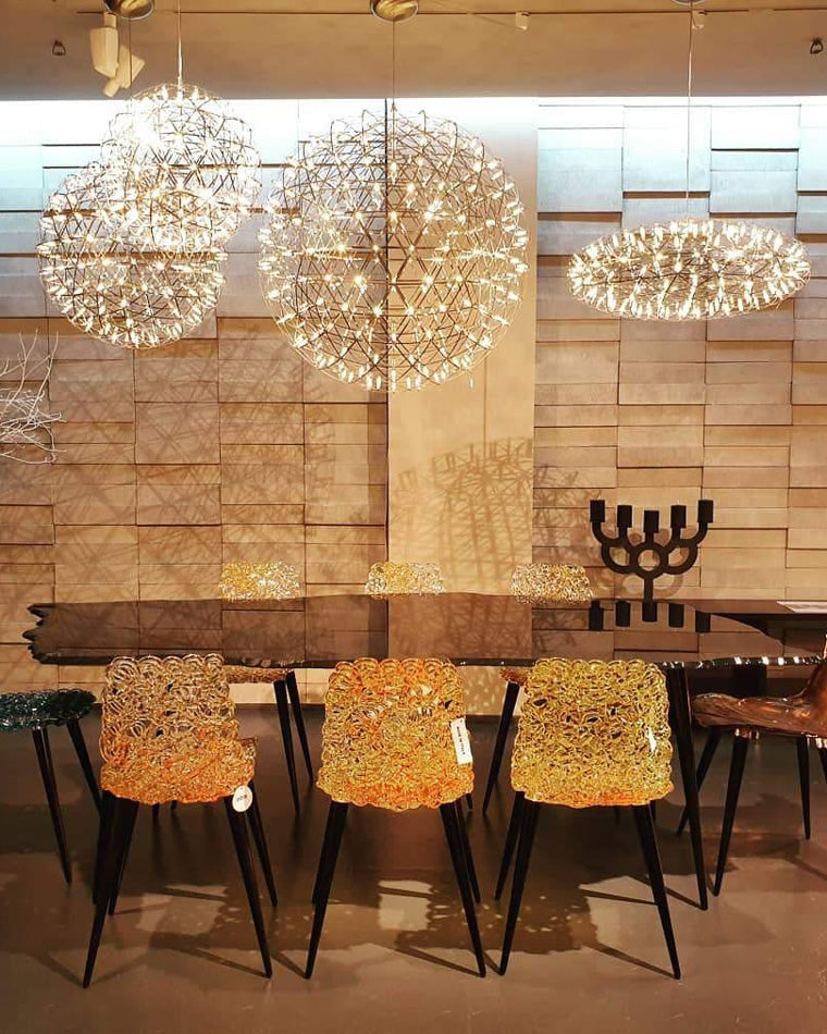 Luxury Chrome LED Sphere Chandelier - LM1073 - Lumora