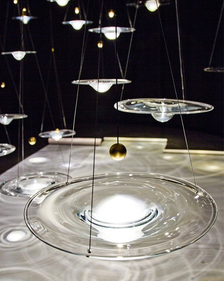 Glass Disc Pendant Light - LM1117
