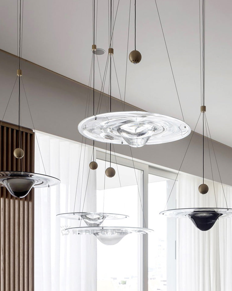 Glass Disc Pendant Light - LM1117