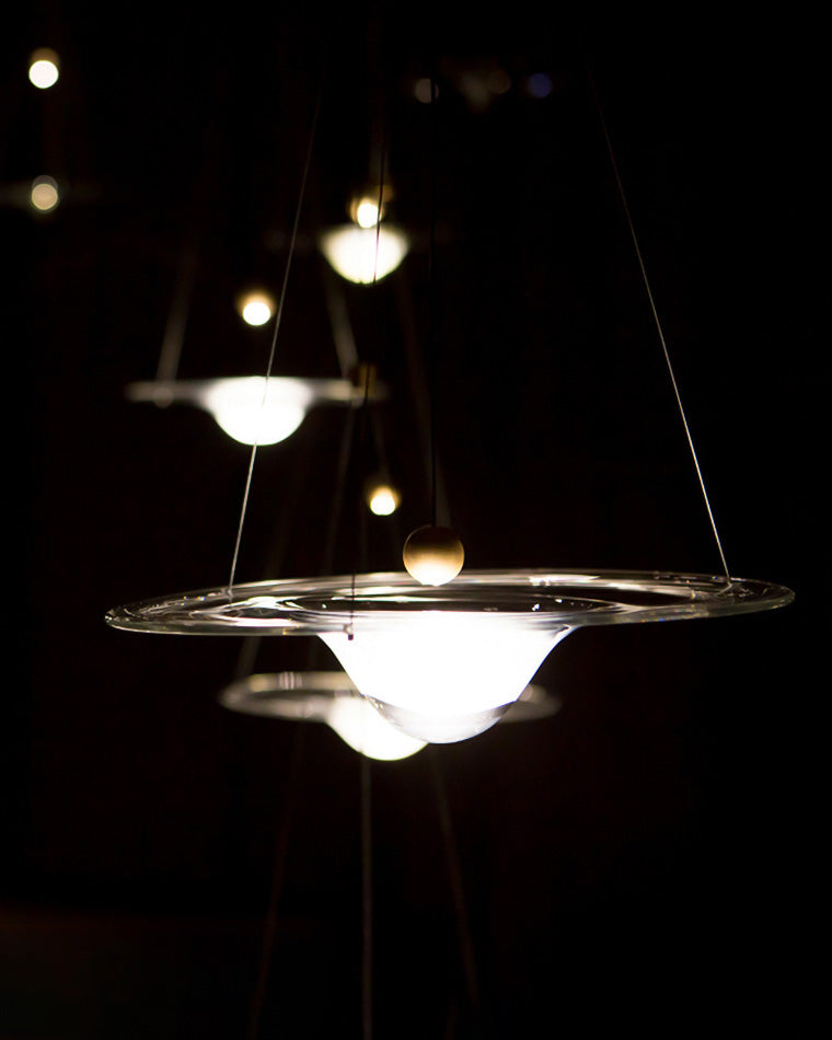 Glass Disc Pendant Light - LM1117