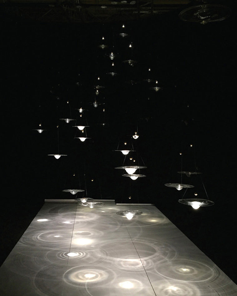 Glass Disc Pendant Light - LM1117