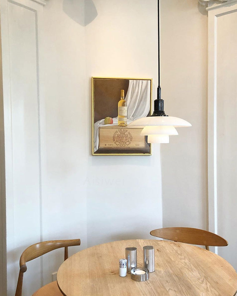 Nordic Milk Glass Pendant Light - LM1037 - Lumora