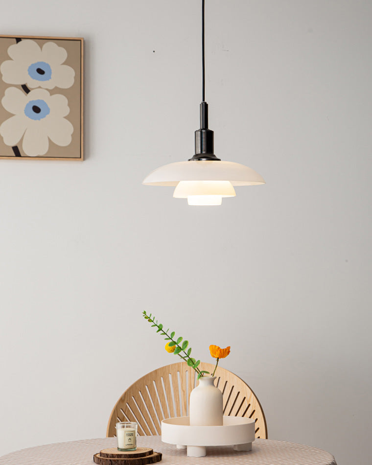 Nordic Milk Glass Pendant Light - LM1037 - Lumora