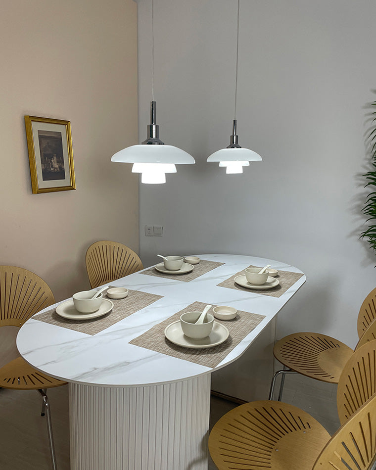 Nordic Milk Glass Pendant Light - LM1037 - Lumora