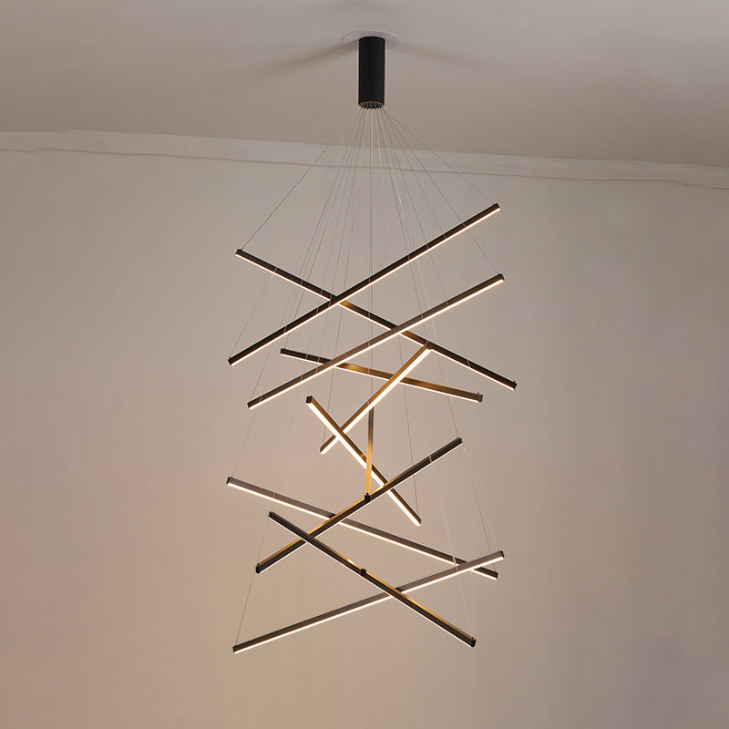 Multi-Sticks LED Chandelier - LM1033 - Lumora