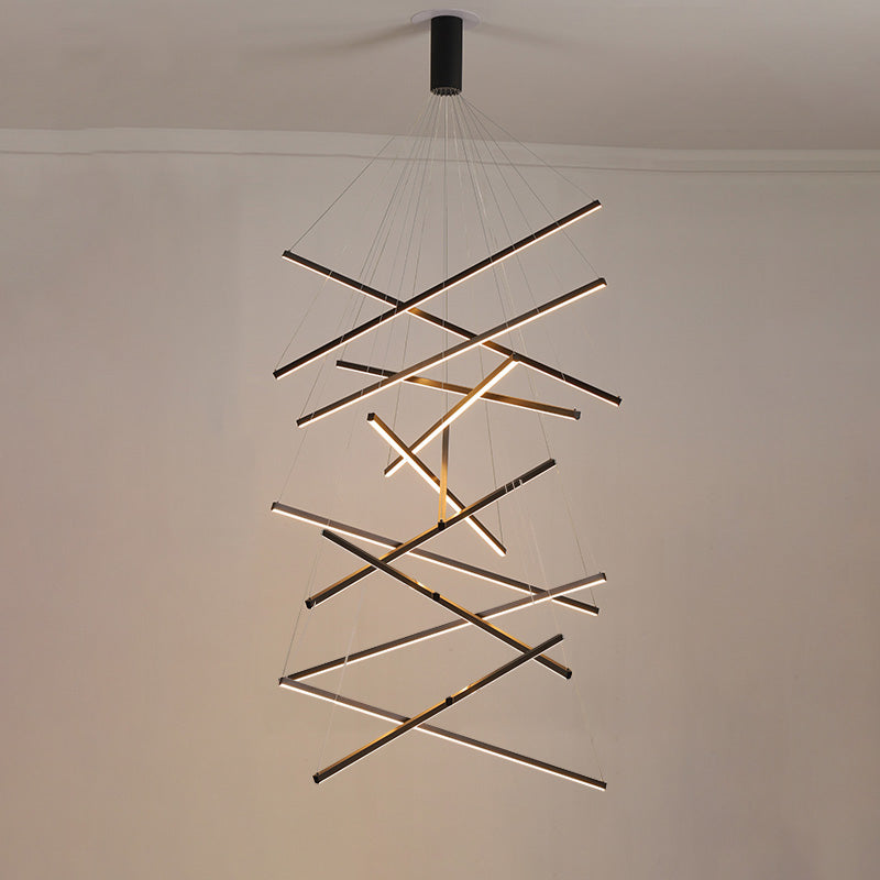 Multi-Sticks LED Chandelier - LM1033 - Lumora