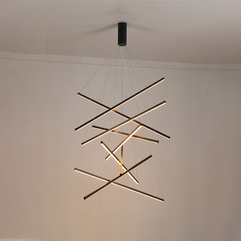 Multi-Sticks LED Chandelier - LM1033 - Lumora