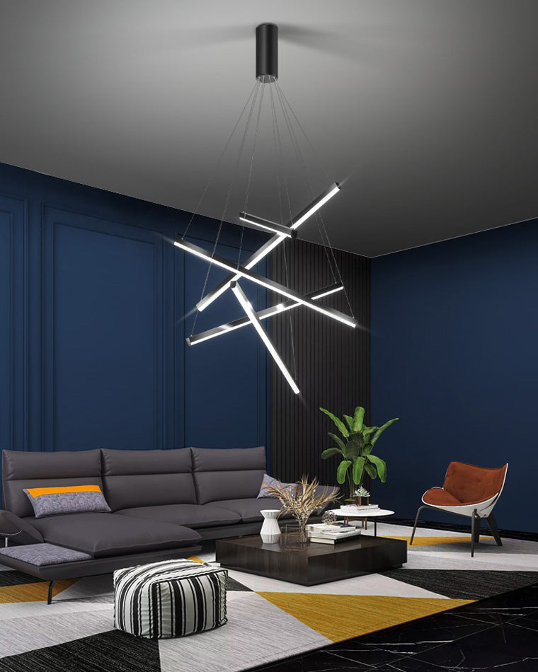 Multi-Sticks LED Chandelier - LM1033 - Lumora