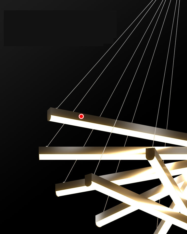 Multi-Sticks LED Chandelier - LM1033 - Lumora