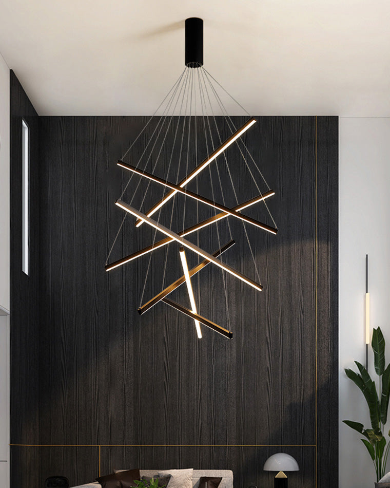 Multi-Sticks LED Chandelier - LM1033 - Lumora