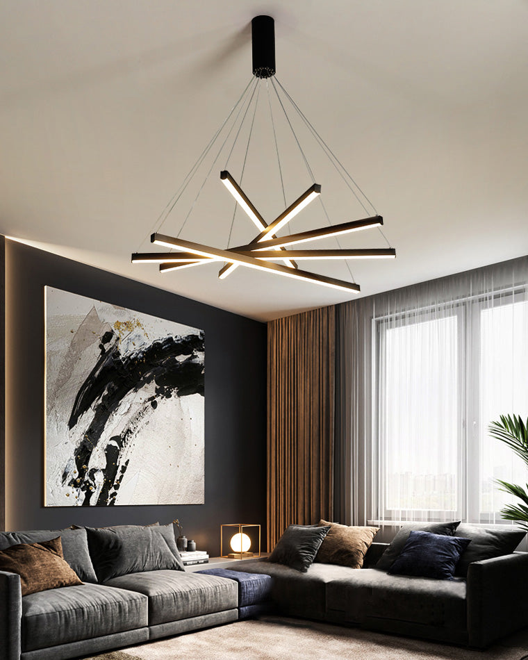 Multi-Sticks LED Chandelier - LM1033 - Lumora