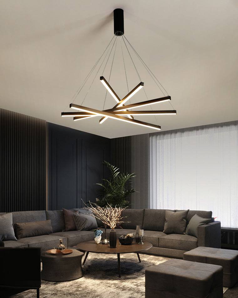 Multi-Sticks LED Chandelier - LM1033 - Lumora