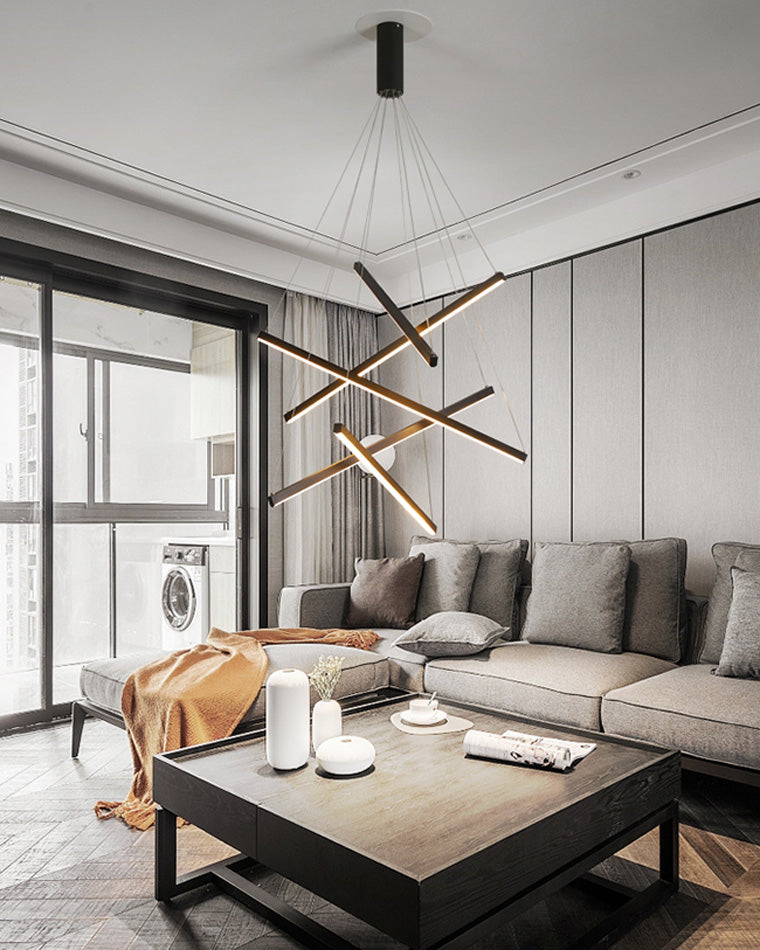 Multi-Sticks LED Chandelier - LM1033 - Lumora
