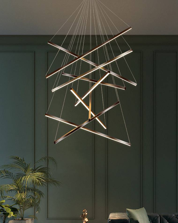 Multi-Sticks LED Chandelier - LM1033 - Lumora