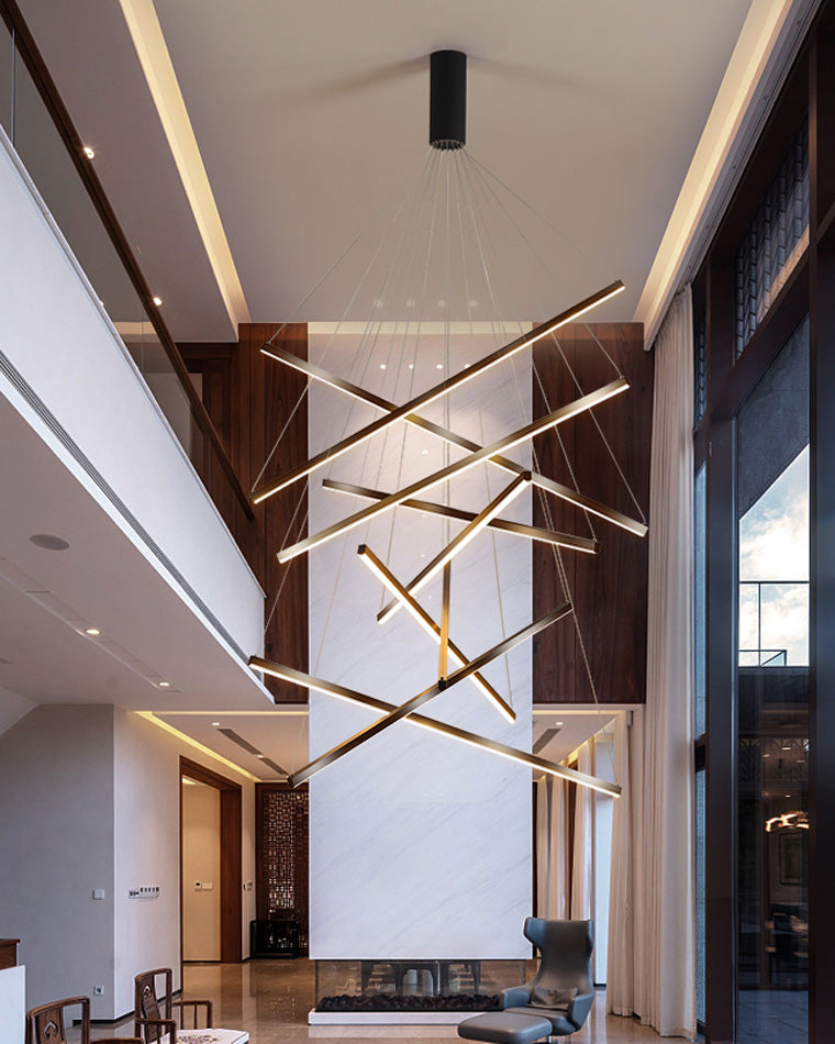Multi-Sticks LED Chandelier - LM1033 - Lumora
