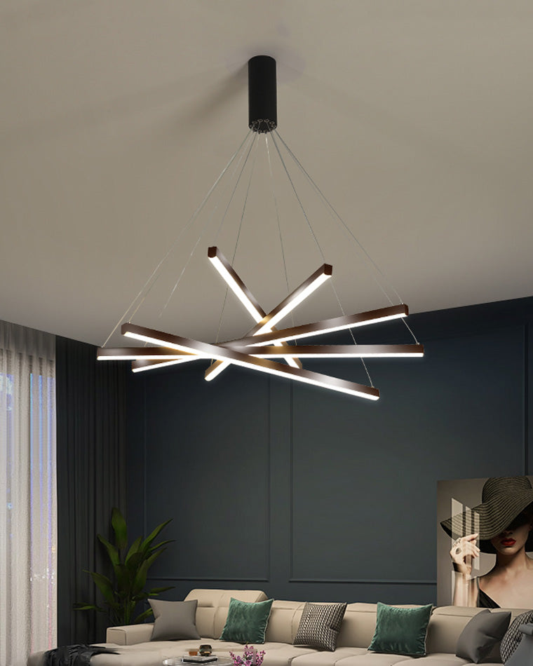 Multi-Sticks LED Chandelier - LM1033 - Lumora