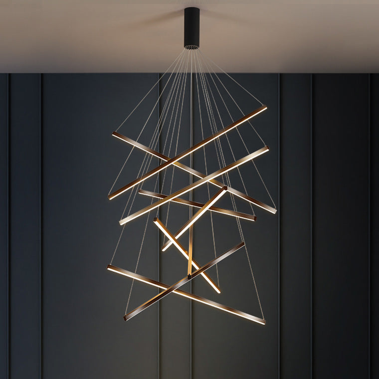 Multi-Sticks LED Chandelier - LM1033 - Lumora