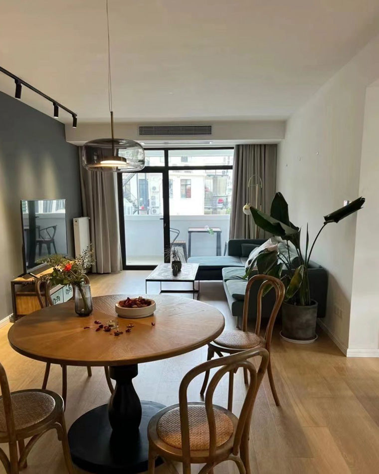 Drum Blown Glass Pendant Light - LM1030
