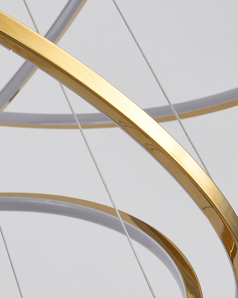 Tiered Ring LED Chandelier - LM1026 - Lumora