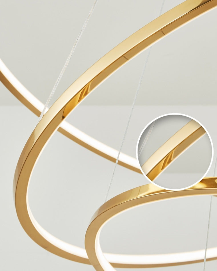 Tiered Ring LED Chandelier - LM1026 - Lumora