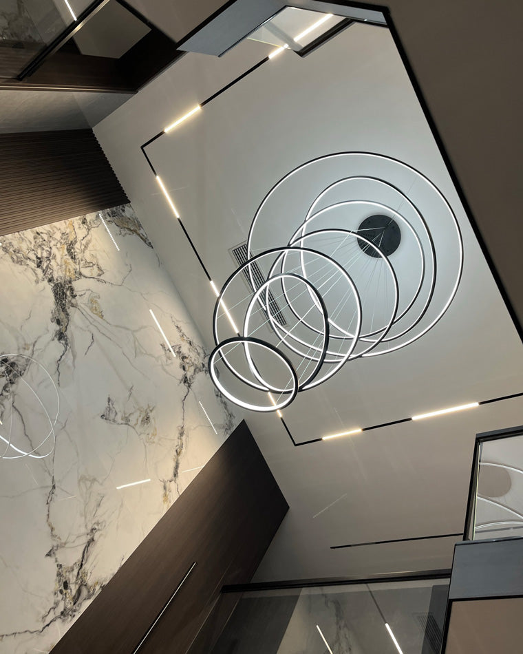 Tiered Ring LED Chandelier - LM1026 - Lumora