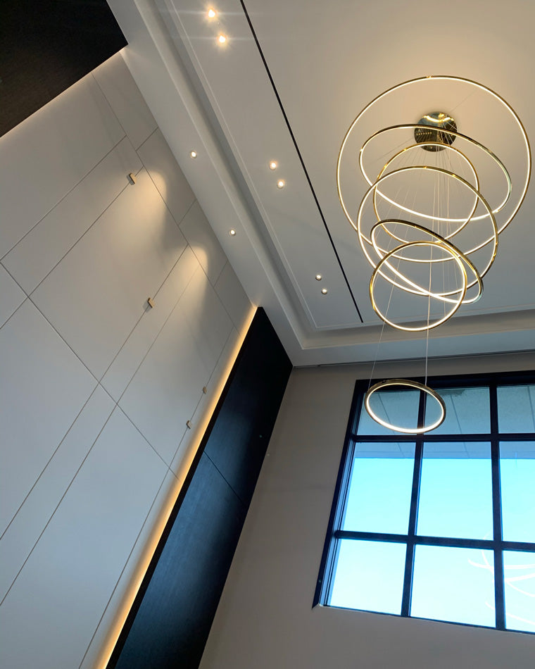 Tiered Ring LED Chandelier - LM1026 - Lumora