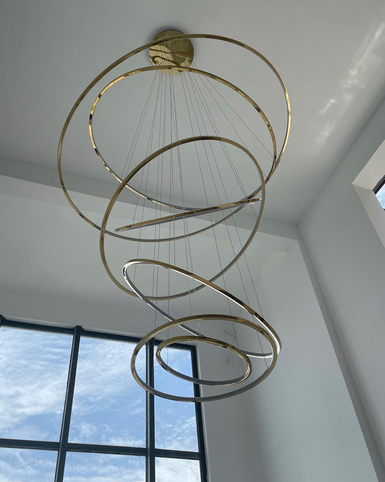 Tiered Ring LED Chandelier - LM1026 - Lumora