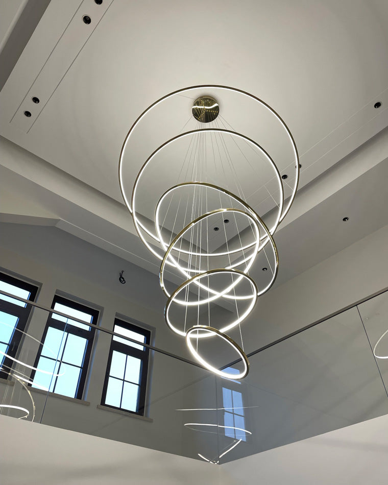 Tiered Ring LED Chandelier - LM1026 - Lumora