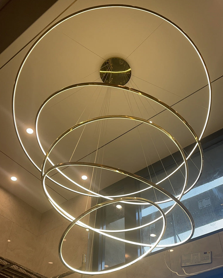 Tiered Ring LED Chandelier - LM1026 - Lumora