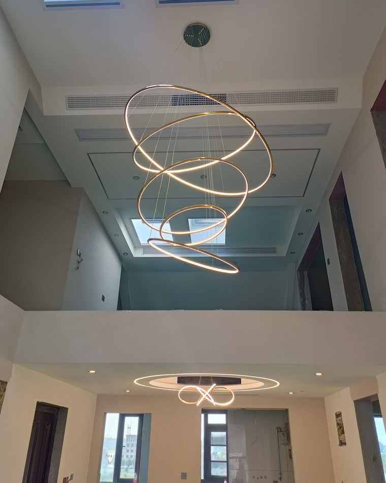Tiered Ring LED Chandelier - LM1026 - Lumora